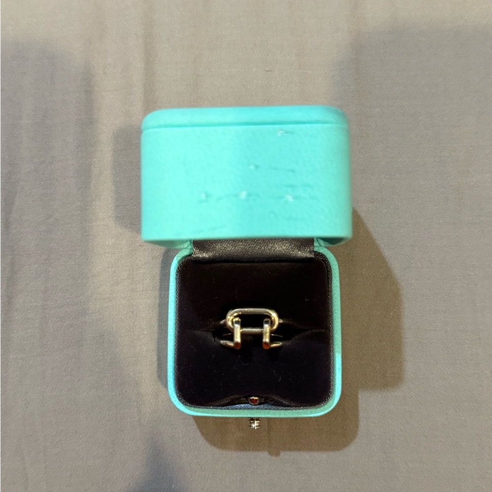 Tiffany & Co. Sterling Silver Two Row Ring - Picture 3 of 16